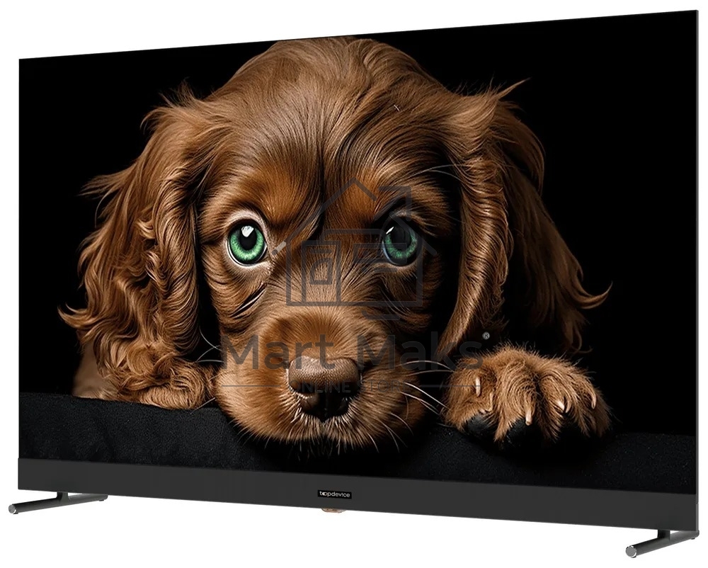 Телевизор Topdevice 50'' TDTV50DQ08U черный VA-QLED UHD 60Hz Smart 2/16Гб