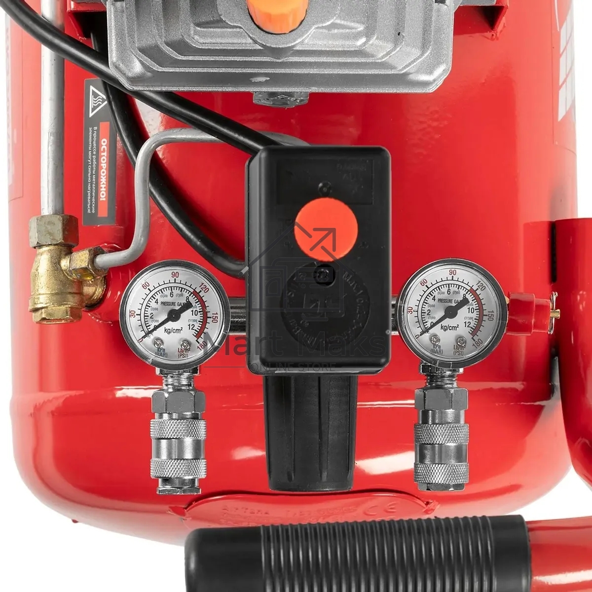 Компрессор воздушный MTX КК-2200/50, 2,2 кВт, 350 л/мин, 50 л, прямой привод, масляный