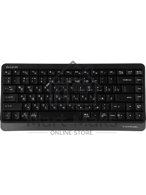 Клавиатура беспроводная A4Tech Fstyler FBK11, USB, Bluetooth/Радиоканал, черный/серый