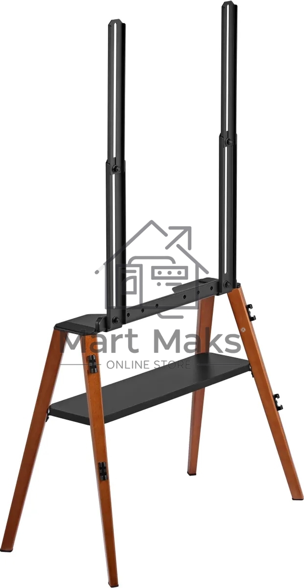 Подставка для телевизора Cactus CS-ST3645BKWN черный/орех, 43