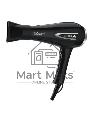 Фен LIRA LR 0706 черный, 2200 Вт
