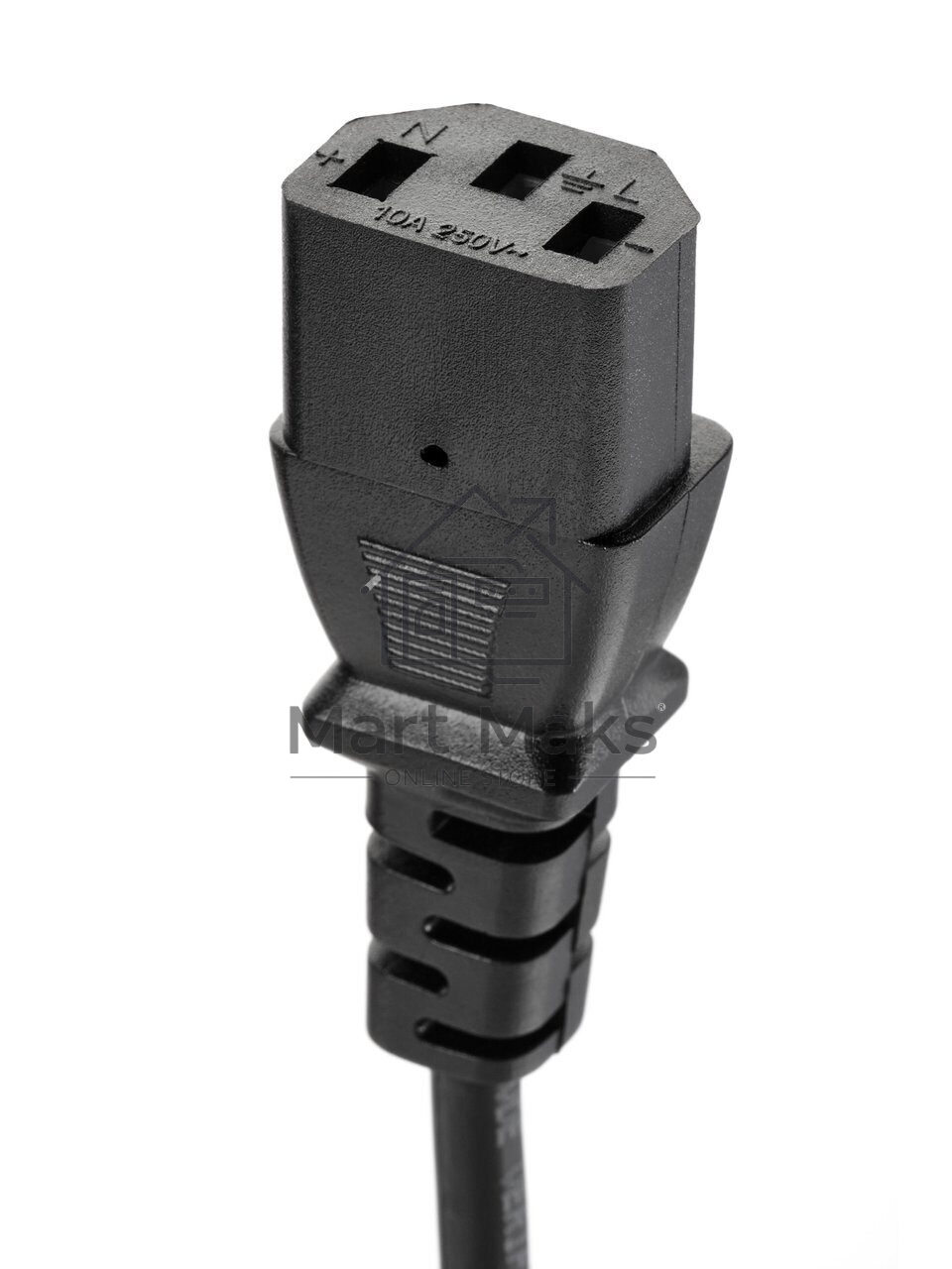 Кабель компьютер-розетка 220V EURO VDE 3G*1.0mm2 медь TELECOM TE021-CU 1,8м