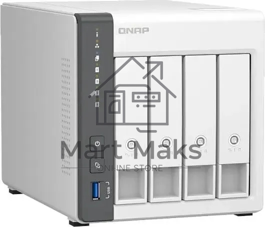 Сетевое хранилище NAS Qnap D4 (REV. C) 4-bay настольный Cortex-A55 RK3568B2