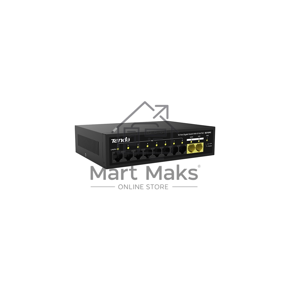 Коммутатор TENDA SG110PC 10PORT 10/100/1000M