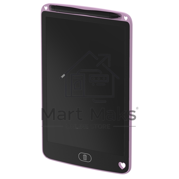 Графический планшет LCD для заметок и рисования Maxvi MGT-01 pink