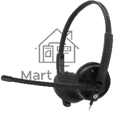 Наушники с микрофоном Oklick/Оклик HS-L900 черный 1.8м накладные оголовье