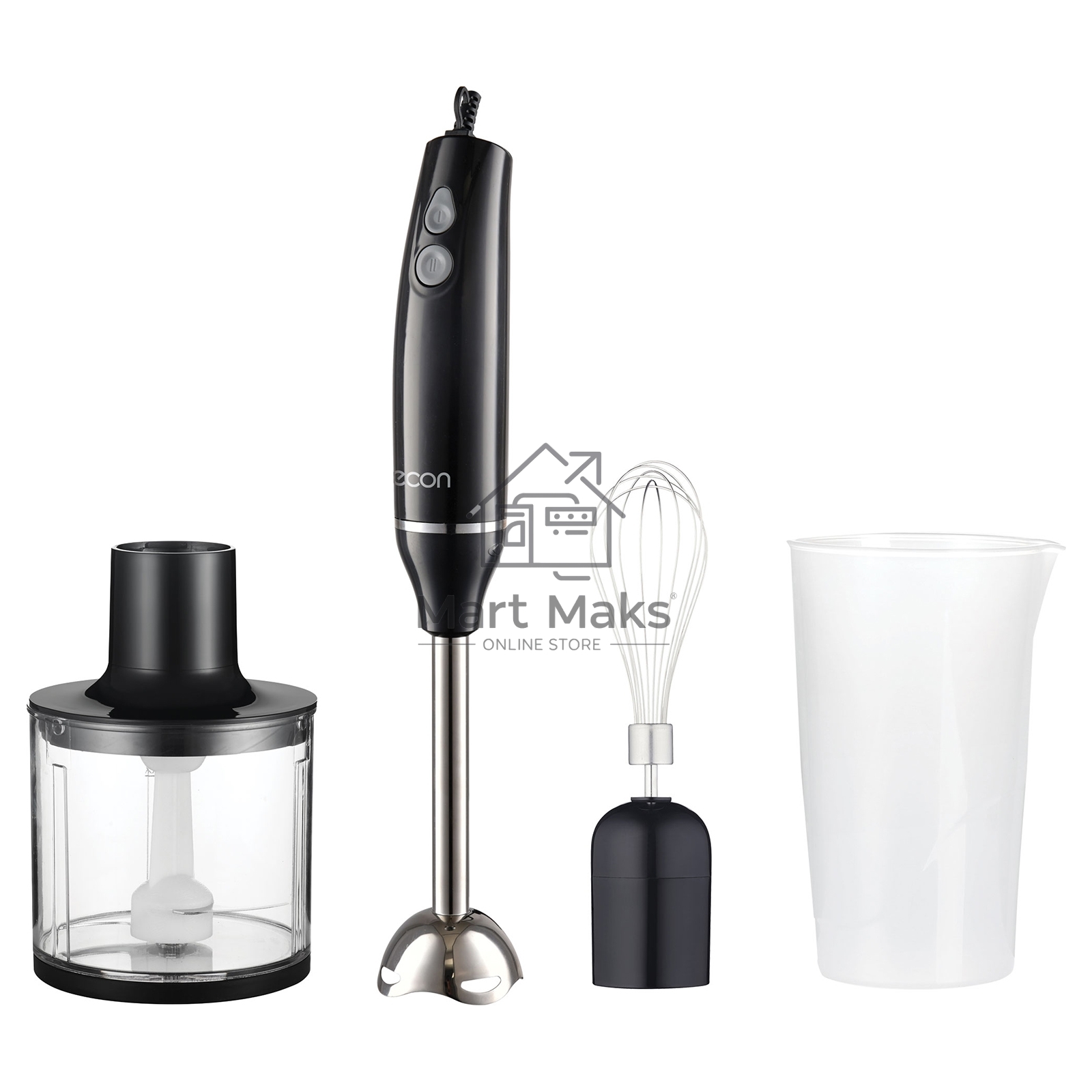 Блендер погружной Econ ECO-420HB 900 Вт, чёрный