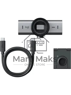 Веб-камера Logitech MX Brio черный 8.5Mpix (3840x2160) USB3.0 с микрофоном (960-001549)