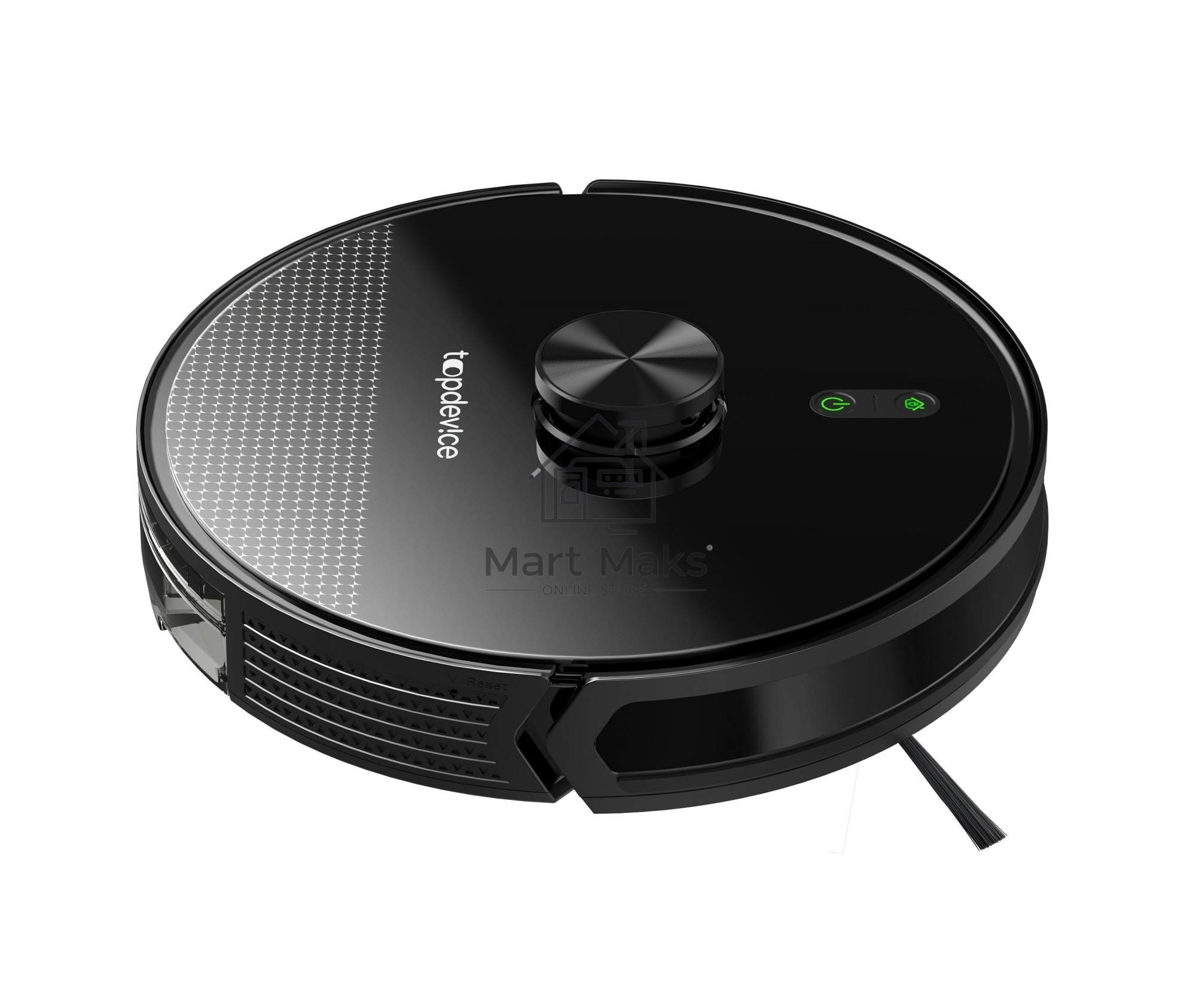 Робот-пылесос TopDevice TDSRC003_BK черный, 40 Вт, 2600 мА·ч Li-Ion, уборка влажная/сухая, пылесборник контейнер 0.4 л