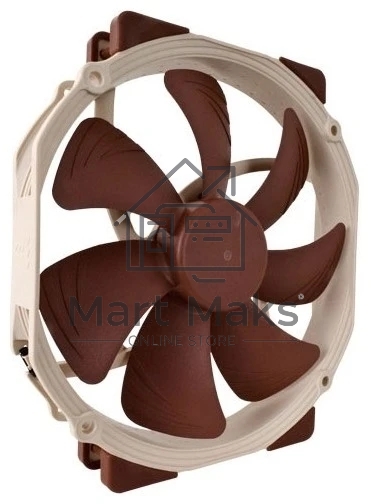 Вентилятор корпусной Noctua NF-A15 PWM, 140 мм, 300-1500 об/мин, 19.2 дБ, 4-pin PWM, без подсветки