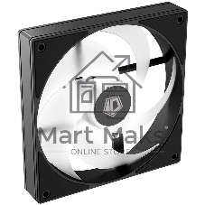 Вентилятор для корпуса ID-COOLING AS-140-ARGB-K черный, 140 мм, 1800 об/мин, 24.9 дБ, 4 pin