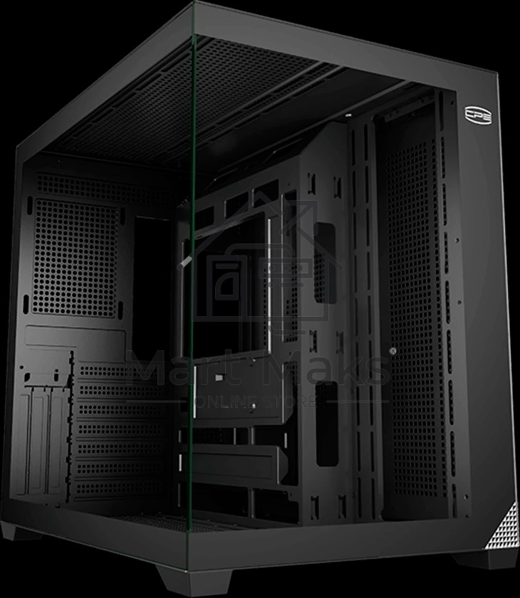 Корпус без блока питания PCCooler C3T700 BK, Midi-Tower, TG, no fans, 1xUSB-A 3.0 + 1xUSB-A 2.0 + 1xUSB-C, ATX, mATX, mITX черный