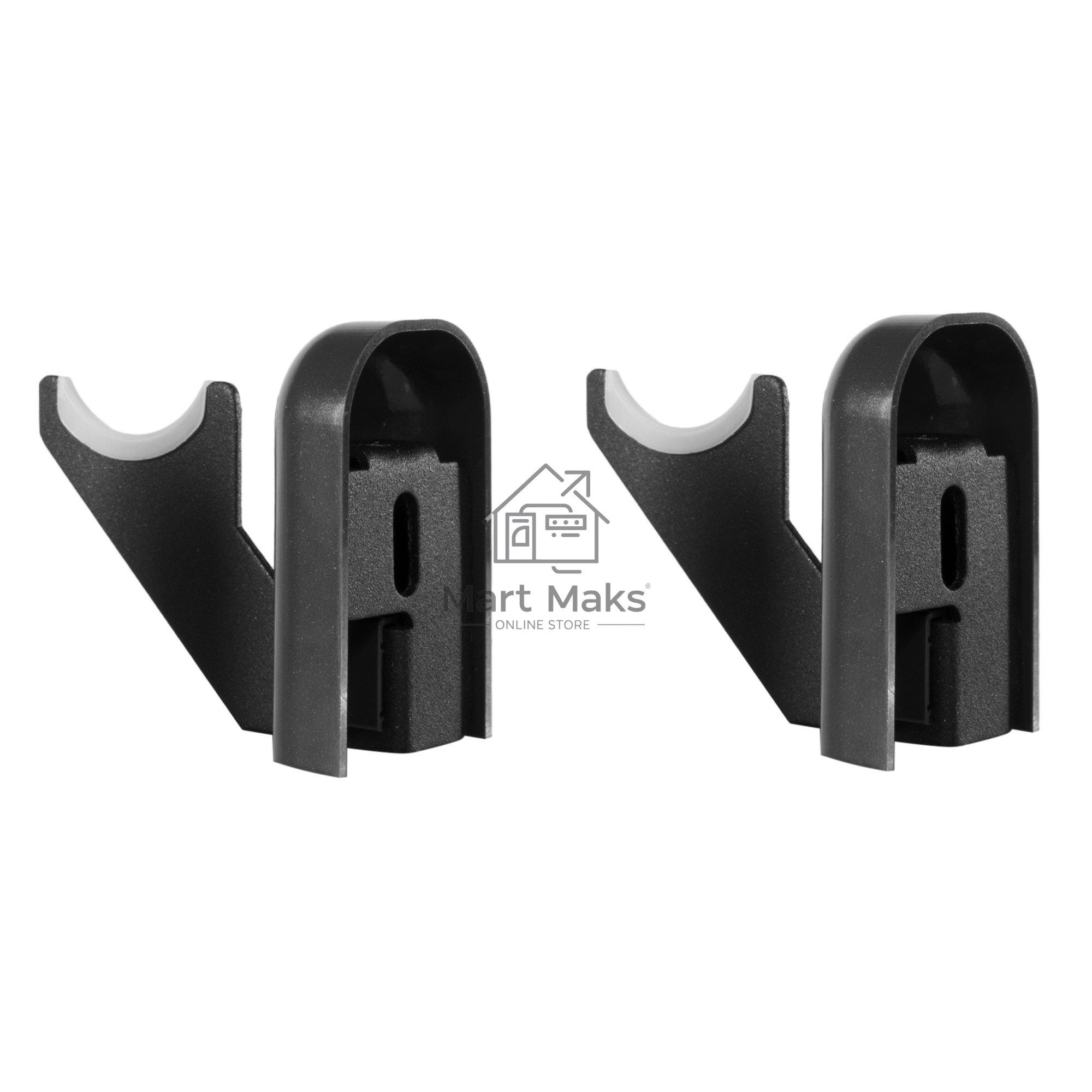 Комплект настенных регулируемых кронштейнов Royal Thermo Design 80, черные