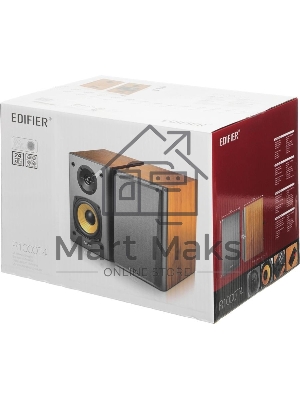 Колонки Edifier R1000T4 Wood черный (24W)
