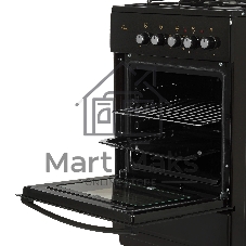 Плита комбинированная Flama RK 2201 B коричневый, конфорок 4 шт, духовка 50 л, 50 см x 85 см x 60 см