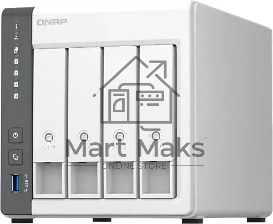 Сетевое хранилище NAS Qnap D4 (REV. C) 4-bay настольный Cortex-A55 RK3568B2