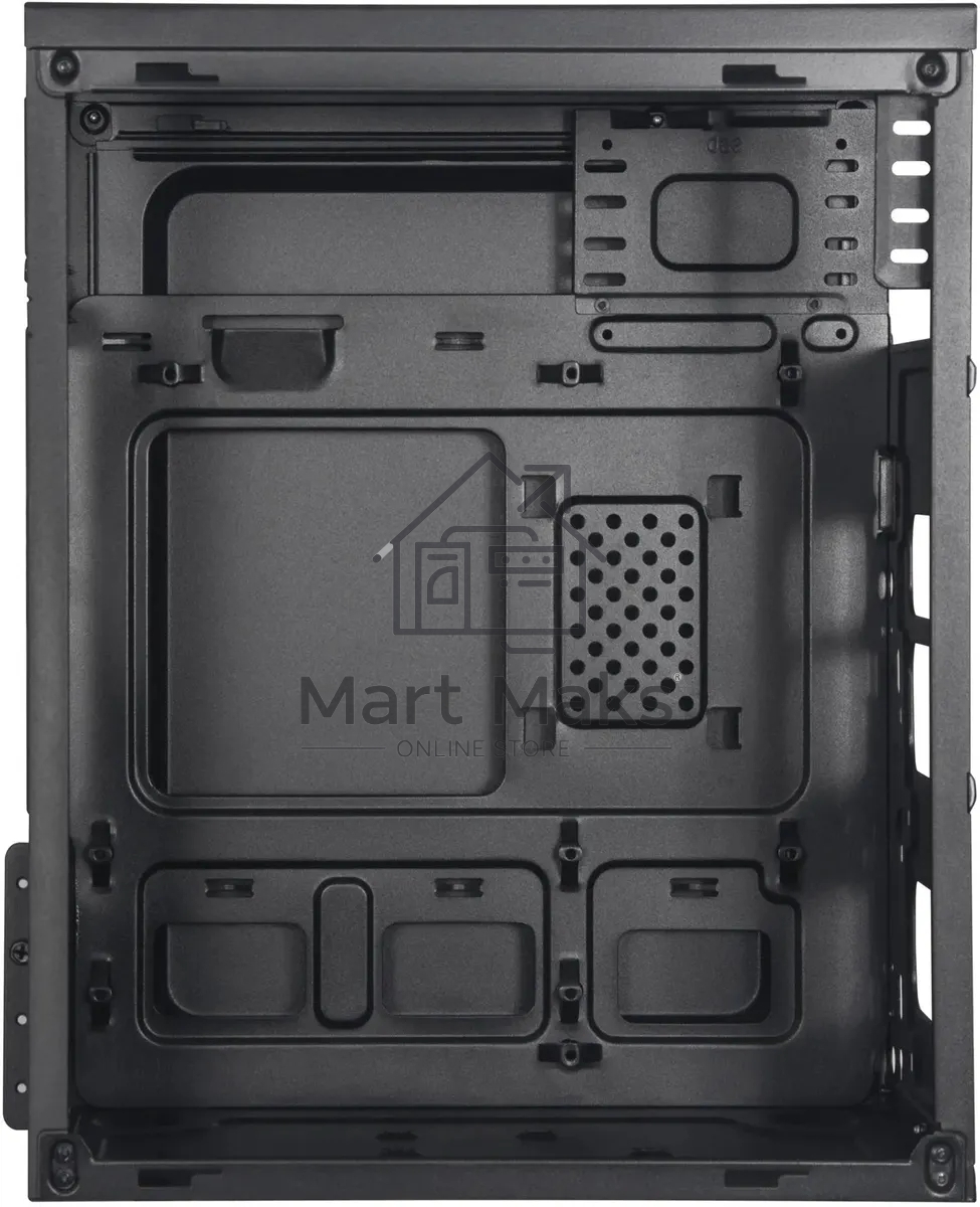 Компьютерный корпус Digma DCC-MN303 черный без БП mATX 1x80mm 2x120mm 1xUSB2.0 1xUSB3.0 audio