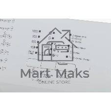 Стиральная машина Beko WDN635P1BSW (R) белый, загрузка фронтальная 6 кг, 1000 об/мин., класс: А