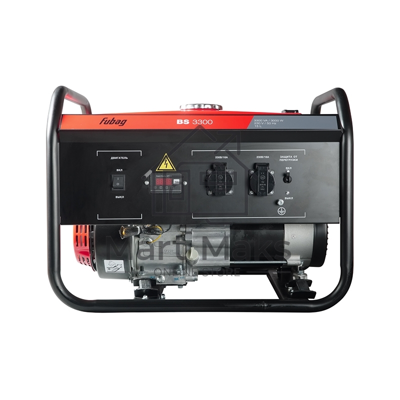Электрогенератор бензиновый FUBAG BS 3300, 3.3 кВт, 74 дБ, 46.5 кг