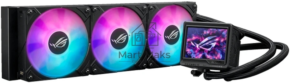 Жидкостная система охлаждения ASUS ROG RYUJIN III 360 ARGB EXTREME 90RC0131-M0EAY0 черный 120мм алюминий+медь 2800rpm 36db 4-pin 305W