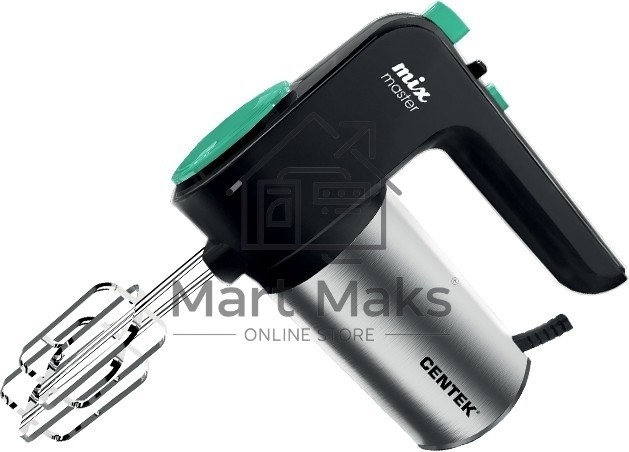 Миксер Centek CT-1123 (черный/сталь)