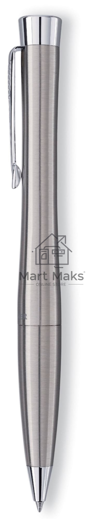 Ручка шариковая Parker Urban Core K314 (CW2143641) Metro Metallic CT, M, синие чернила, подарочная коробка