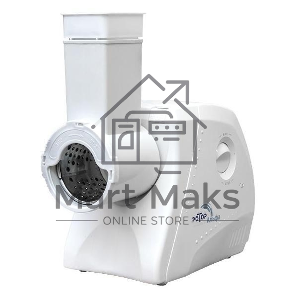 Мясорубка электрическая Ротор Альфа ЭМШ 35/250-4 белый, 1500 Вт, 0.6 кг/мин, защита от перегрузки, насадки - 4