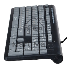 Клавиатура Oklick 480M проводная, USB, черный/серый