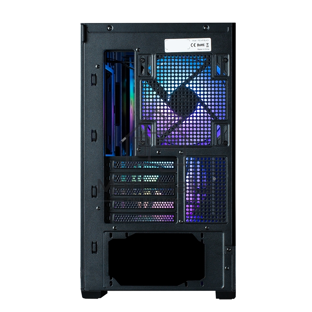 Компьютерный корпус ZALMAN P30 AIR, MATX, BLACK, WINDOW, 2xCombo (3.5'' or 2.5''), 3x2.5