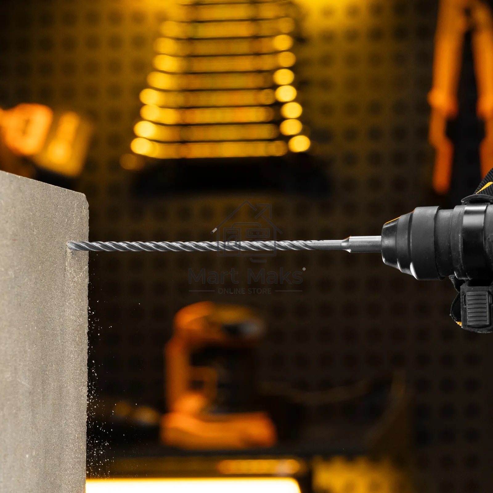 Бур по бетону Denzel цельная крестовая пластина, 6x265 мм, SDS PLUS