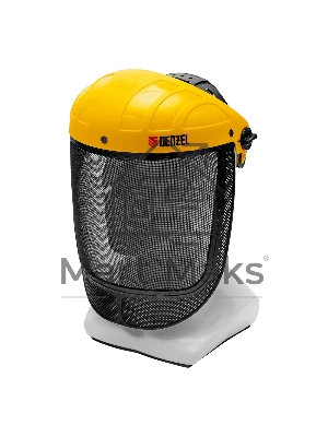 Щиток защитный лицевой с сеткой Denzel 