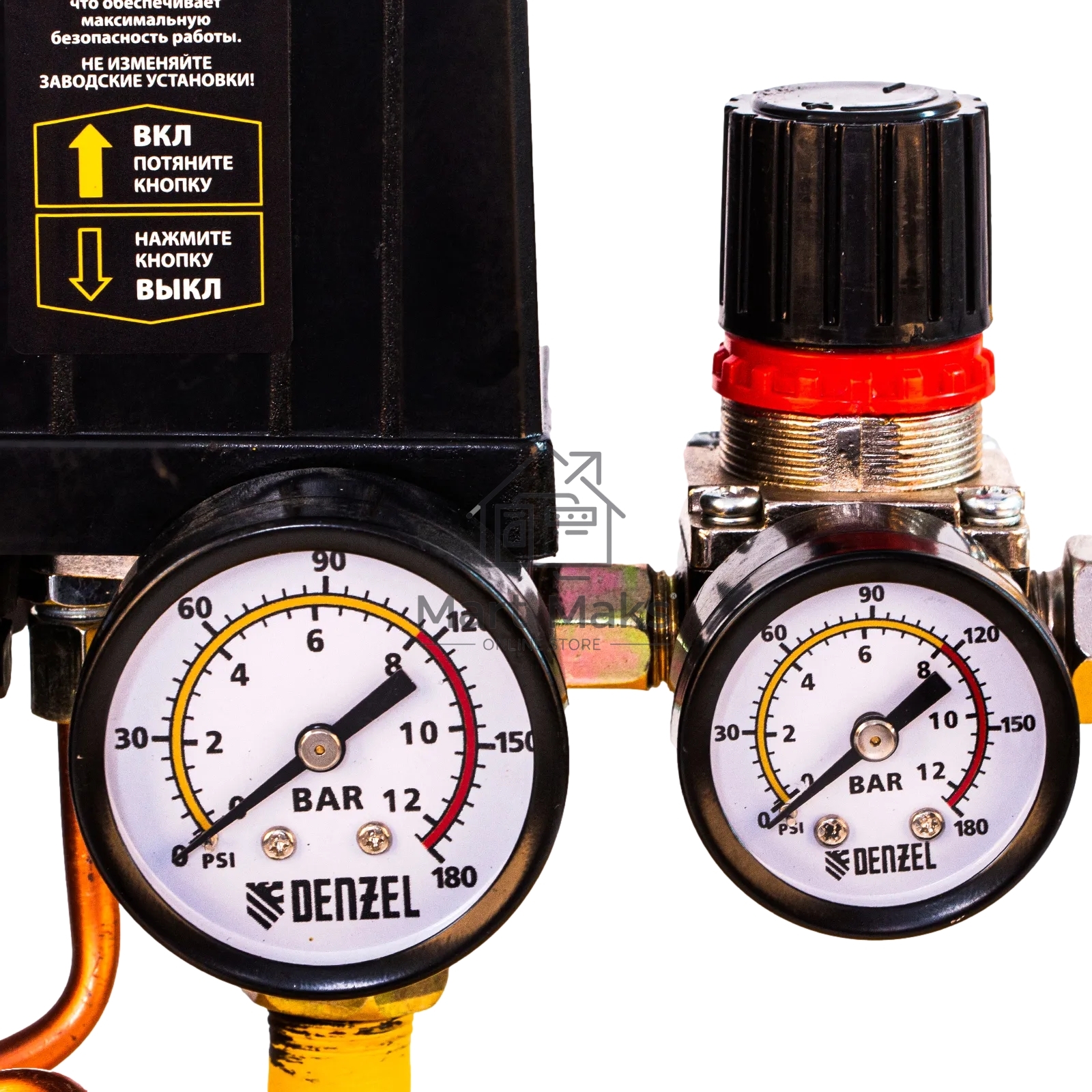 Компрессор воздушный Denzel DK1500/50,Х-PRO (58064) 1,5 кВт, 230 л/мин, 50 л