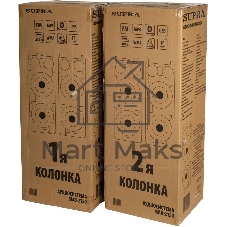 Минисистема SUPRA SMB-2150 черный 1200Вт FM USB BT SD (в комплекте: активн.+пассив.колонки)