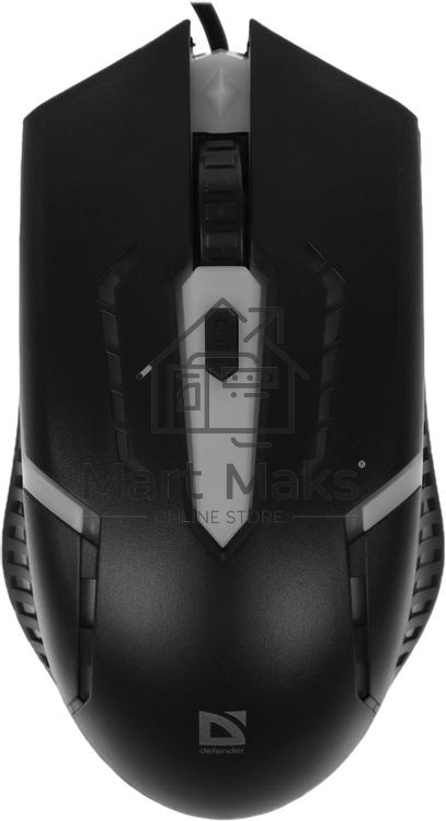 Мышь проводная Defender Flash MB-600L черный, 1200 dpi, USB, кнопки - 4