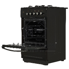 Плита комбинированная Flama RK 2201 B коричневый, конфорок 4 шт, духовка 50 л, 50 см x 85 см x 60 см