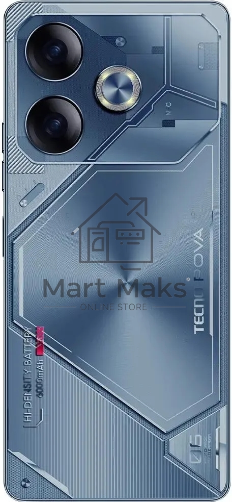 Смартфон Tecno POVA 6 LI7, 12/256Gb, синий