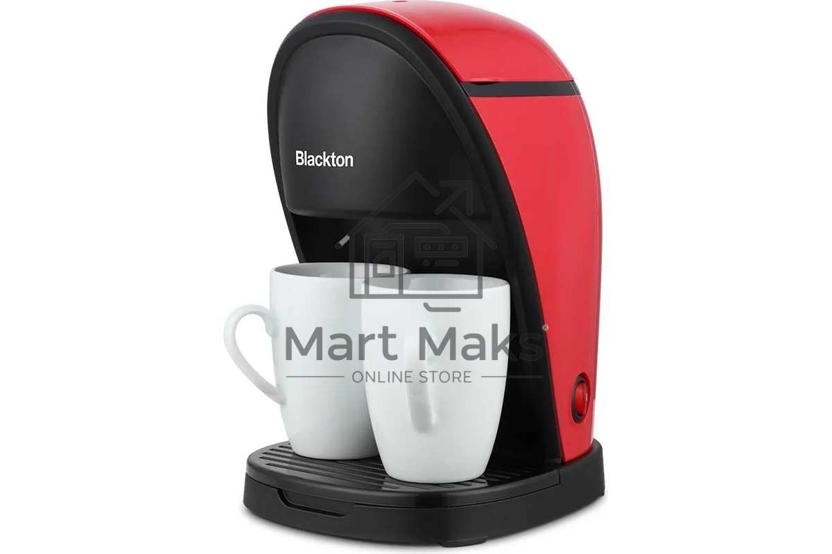 Кофеварка капельная Blackton Bt CM1113 красный/черный, исп. кофе - молотый, 0.3 л, 450 Вт.