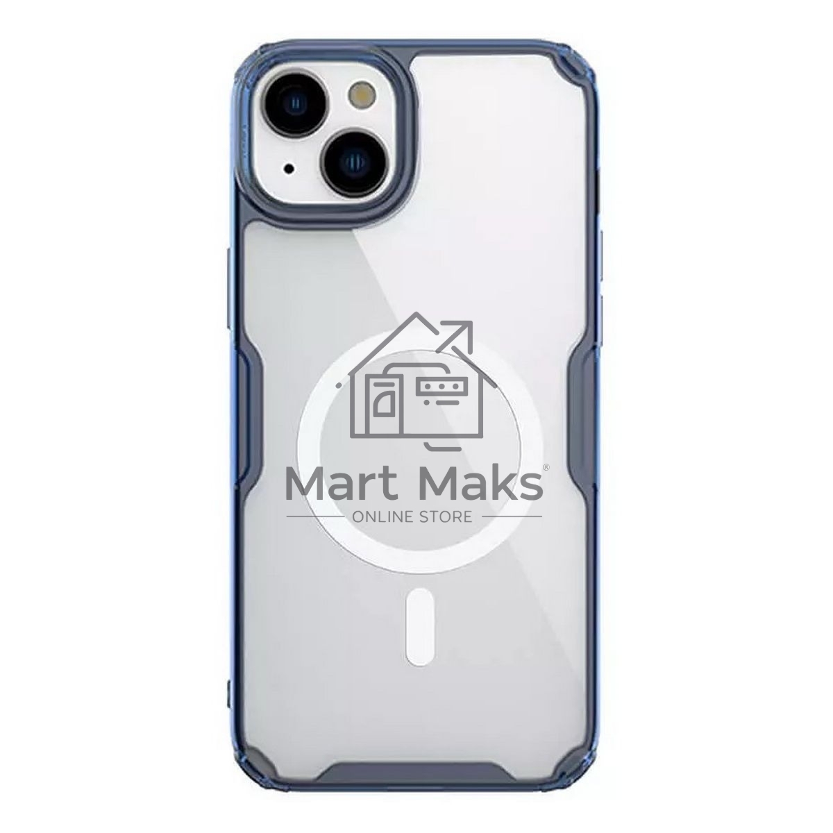 Чехол Nature TPU Pro Magnetic Case, синий, (AP IP15)