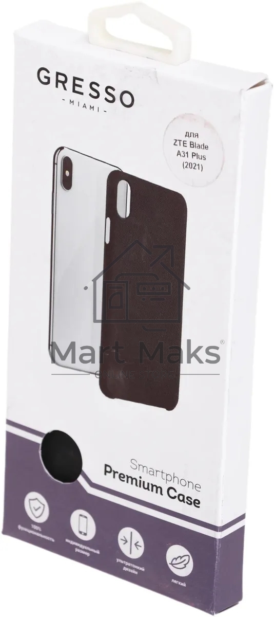 Чехол (клип-кейс) Gresso Meridian, для ZTE Blade A31 Plus, черный gr17mrn1193