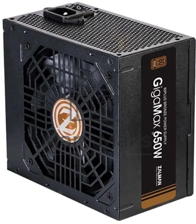 Блок питания Zalman ZM650-GVII Retail, 650Вт, 80 PLUS Bronze, 120мм, черный