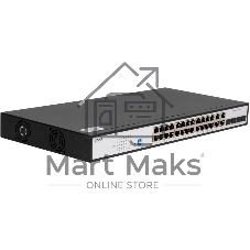 Коммутатор SNR SNR-S2300G-24TC-POE, 24×1 Гбит/с PoE + 4×1 Гбит/с Combo, управляемый