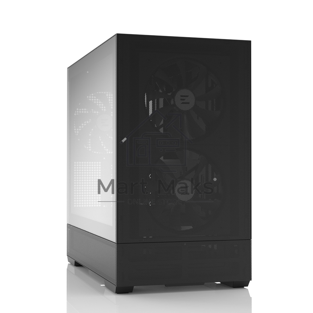Компьютерный корпус ZALMAN P30 AIR, MATX, BLACK, WINDOW, 2xCombo (3.5'' or 2.5''), 3x2.5