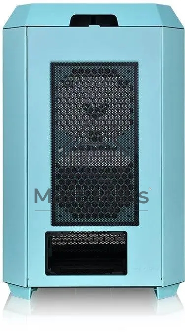 Компьютерный корпус Thermaltake The Tower 300 Turquoise голубой без БП miniITX 7x120mm 5x140mm 2xUSB3.0 audio bott PSU
