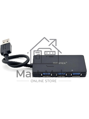 Разветвитель USB 3.0 BPH-3013 4порт. черный