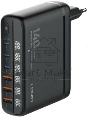 Сетевое зарядное устройство PERFEO LD_C3472 LDNIO A6140C Qualcomm Quick Charge 5.0 (QC 5.0)