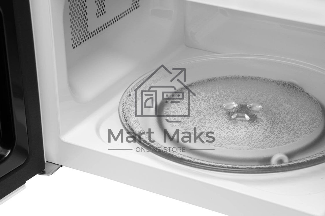 Микроволновая печь Midea AM820CUK-W белый, 20 л, 800 Вт, переключатели - кнопки, поворотный механизм