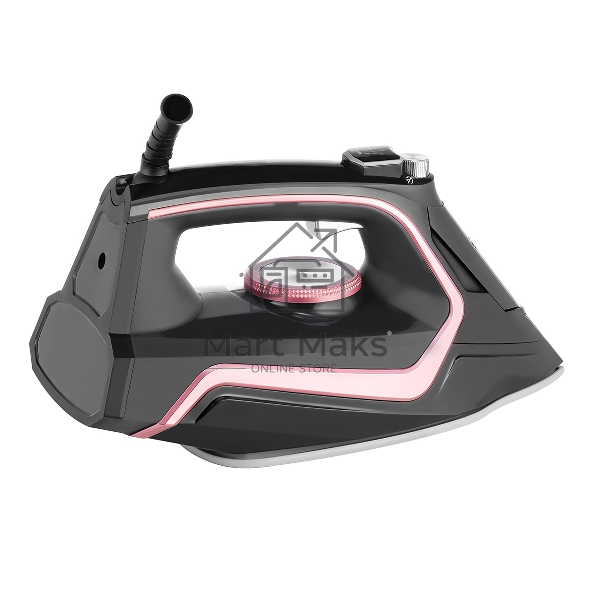 Утюг Centek CT-2313 розовый/черный, 2400 Вт, 50 г/мин, 185 г/мин, 350 мл