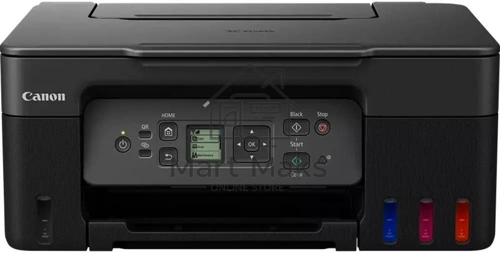 МФУ струйное Canon Pixma G3470 (5805C029AA), A4, цветной, печ. до 11/6 стр/мин. (ч/б/цв.), 4800 x 1200 dpi (печ.), 600x1200dpi (скан.), USB, Wi-Fi черный