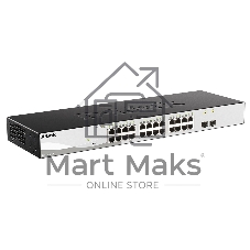 Коммутатор D-Link DGS-1210-26/F3A, 24×1 Гбит/с + 2×1 Гбит/с SFP, настраиваемый