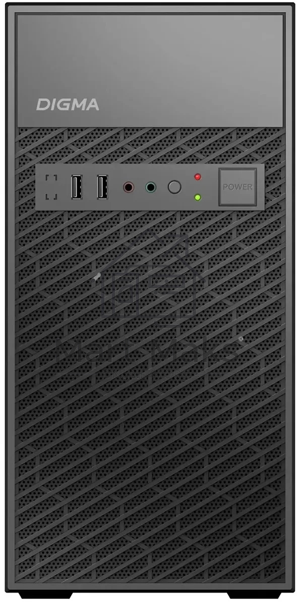 Компьютерный корпус Digma DCC-MN303 черный без БП mATX 1x80mm 2x120mm 1xUSB2.0 1xUSB3.0 audio